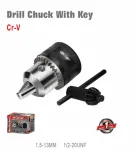 WISEUP Drill Chuck 16mm (3 Pcs + Adapter)