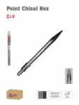 WISEUP H65 Point Chisel 30 × 400 Mm
