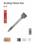 WISEUP H65 Flat Chisel 30 × 400 Mm