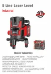 WISEUP Laser Level 5 Lines
