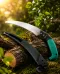 Saw  Professional Tree Pruning For Garden And Farm Use Dual Action Teeth Curved Blade Three Edge Professional Pruning