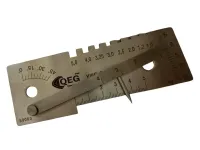 Multi-Function Welding Gauge With Ruler & Angles