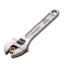 Carbon Steel Full Polish Adjustable Wrench - 12 Inch