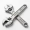 Carbon Steel Full Polish Adjustable Wrench - 12 Inch