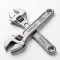 Carbon Steel Full Polish Adjustable Wrench - 12 Inch